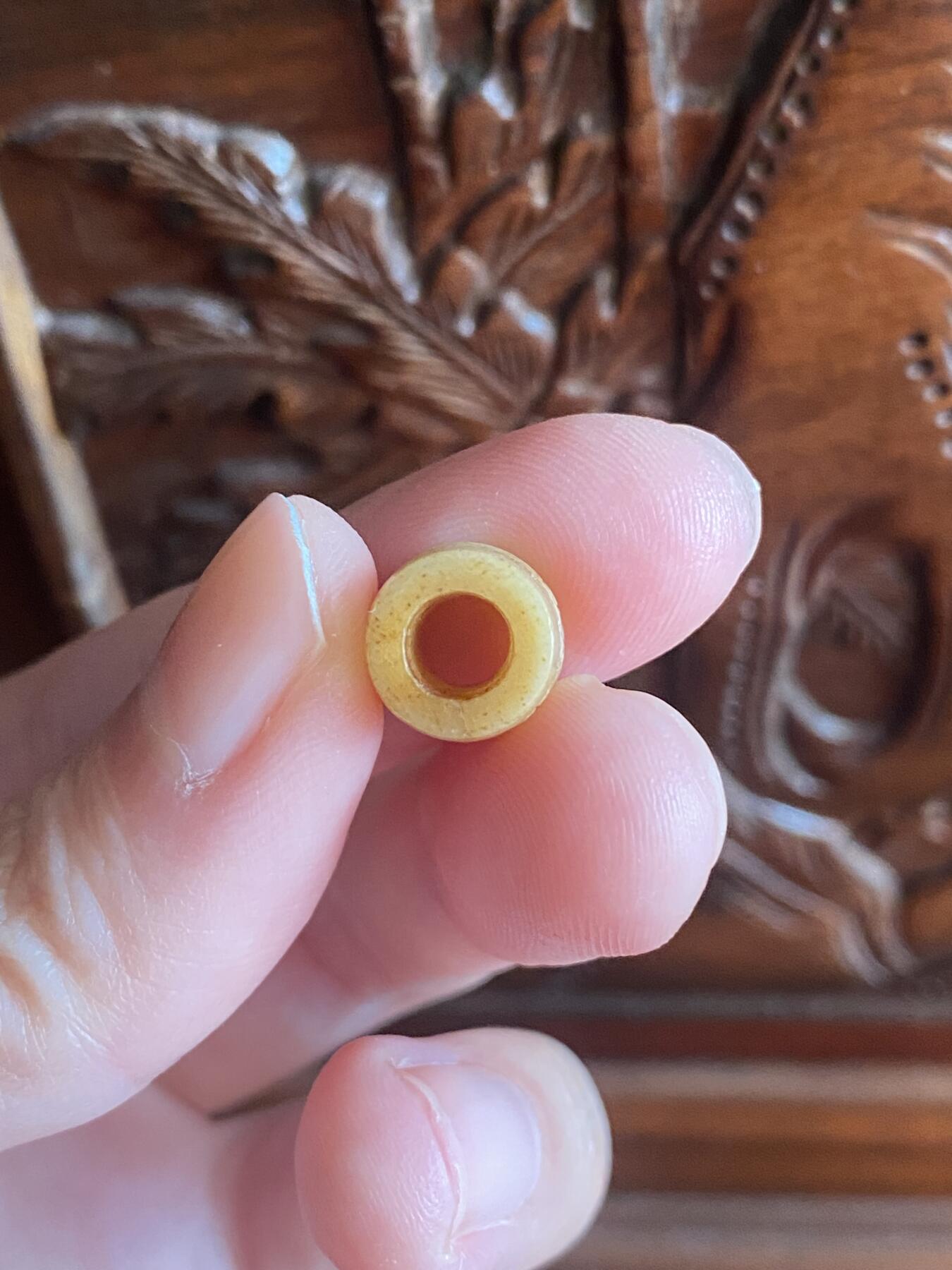 古伊朗地区吉罗夫特文化纺锤形千年牛骨古珠