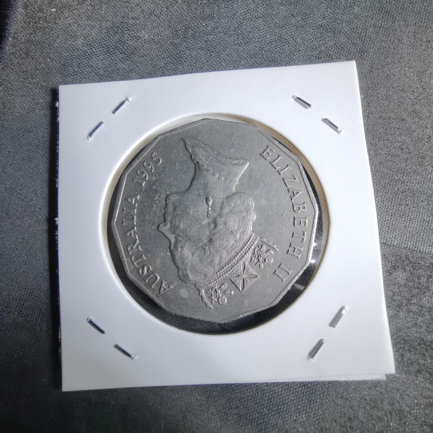 沼泽如烟--第913场 澳大利亚1995年50分纪念币