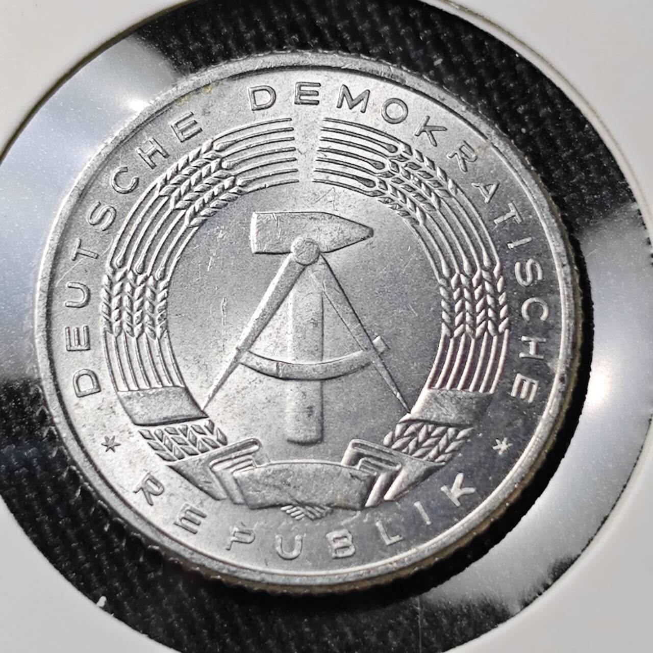 KK钱币收藏小铺 （套币 好品/批量散币 银币）专场  2月预留时间 周末发货  1958东德50芬尼 好品 早年份