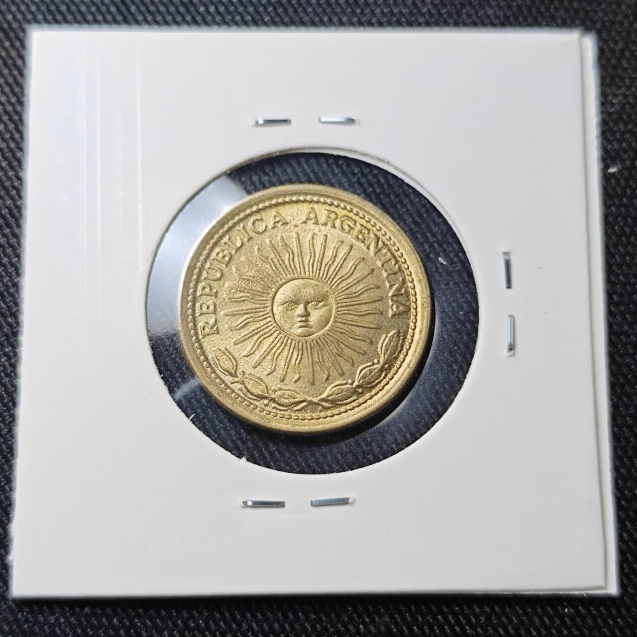 KK钱币收藏小铺 （套币 好品/批量散币 银币）专场  2月预留时间 周末发货  1974阿根廷1比索 好品