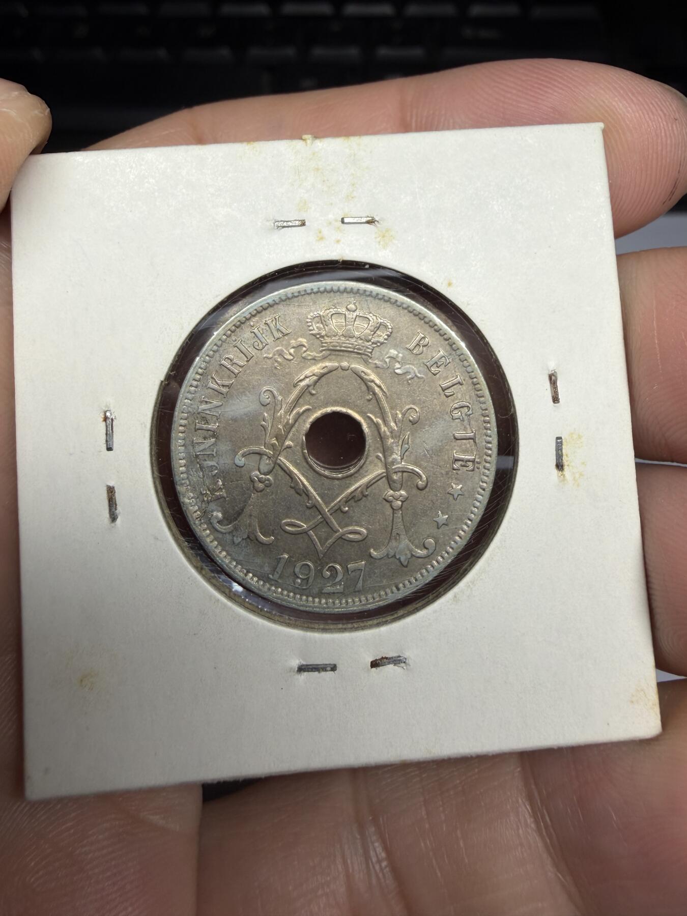 2025年集古藏今外币拍卖第十期-第9场—（总第289拍），可以寄存60天，满160元包邮。 1927年比利时25分