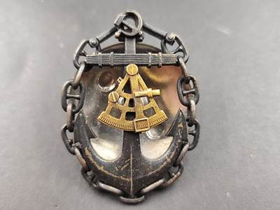 11月23日精品徽章专场 - 苏联远洋荣誉船长证章铜制镀金