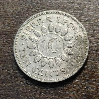 【铜匠收藏】★第133场★散币场，无佣金，30包邮。不满30元，支付5元运费。《接受代拍 代送NGC评级》 - 塞拉利昂 1964年 10分