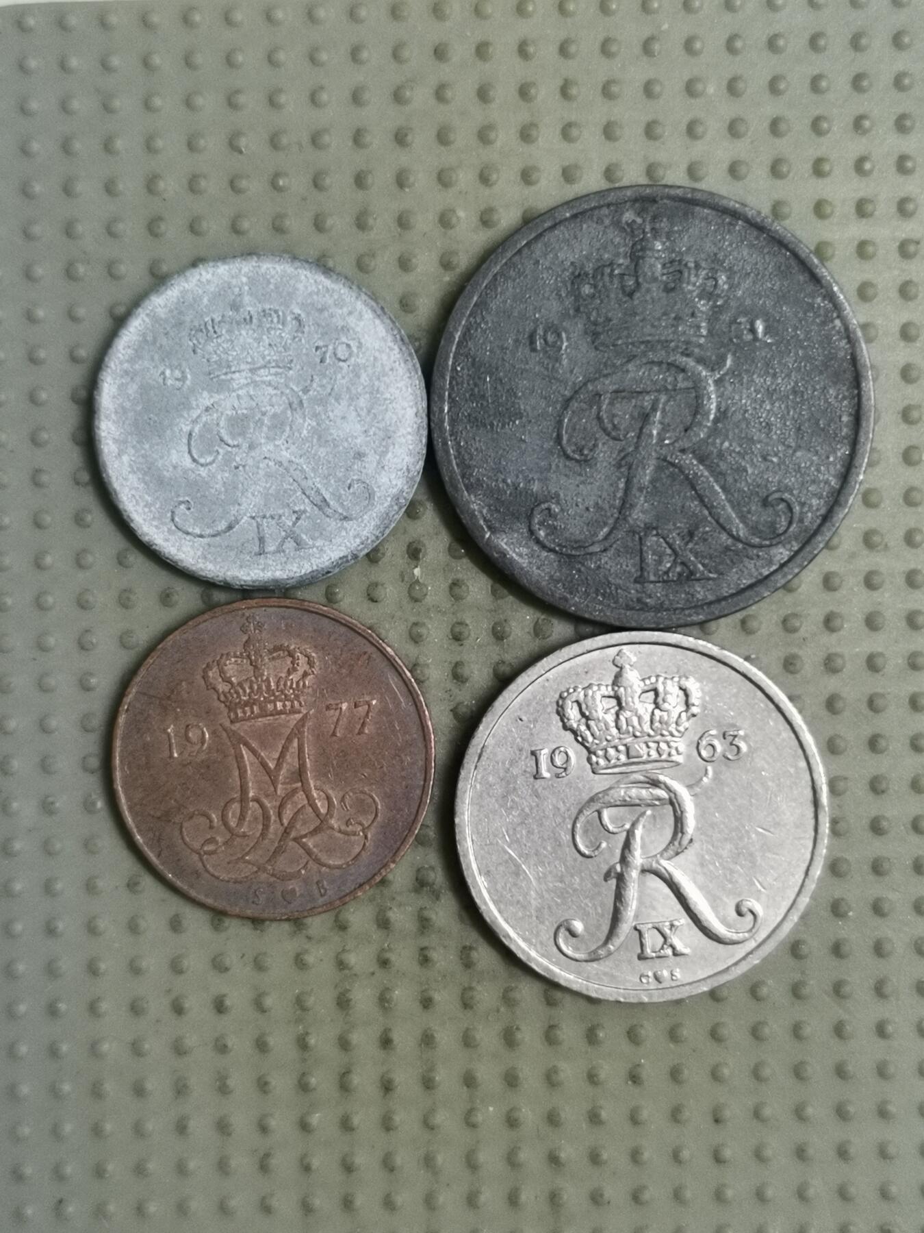 2025年第123场各国散币拍卖（总第123场） 丹麦4枚