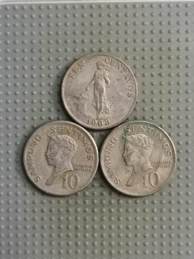 2025年第122场各国散币拍卖（总第122场） - 菲律宾10分3枚