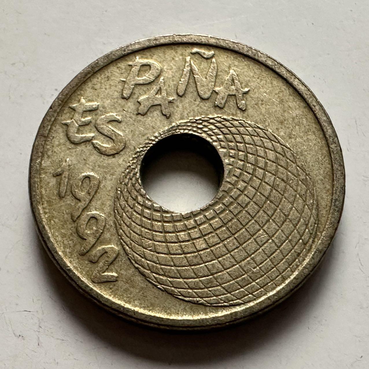 🌹外币初藏🌹🐯2025年第132场  每周二四六晚8️⃣点 接代拍 西班牙1992年25比塞塔