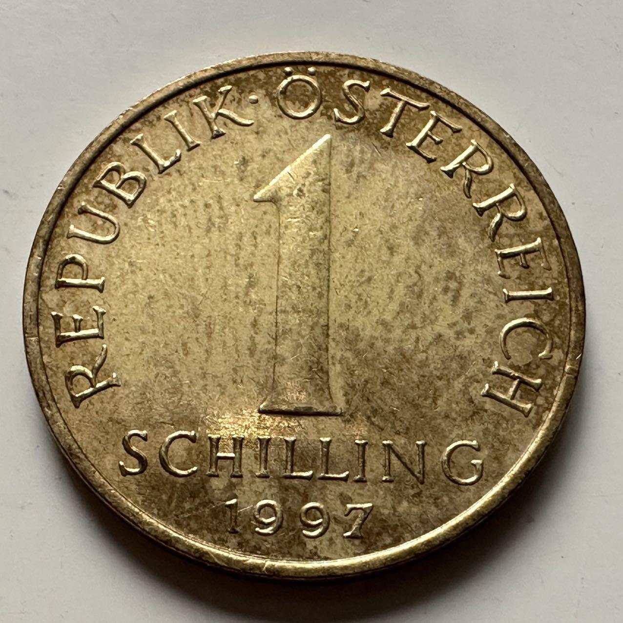 🌹外币初藏🌹🐯2025年第132场  每周二四六晚8️⃣点 接代拍 奥地利1997年一先令