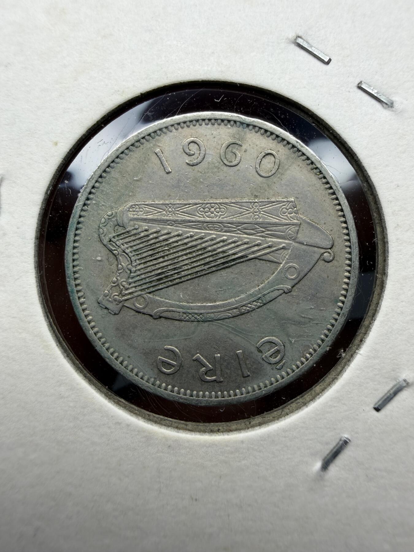 2025年集古藏今外币拍卖第十期-第9场—（总第289拍），可以寄存60天，满160元包邮。 1960年爱尔兰6便士