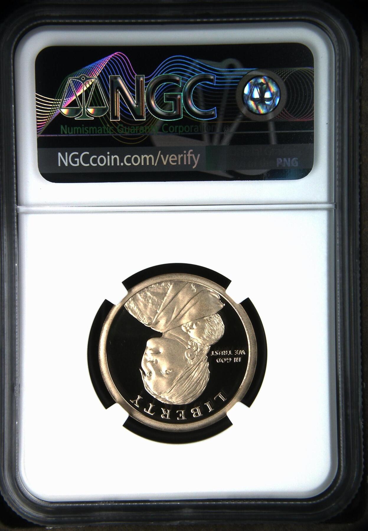 沼泽如烟--第913场 Military Service美国2021年羽毛一元精制币69分