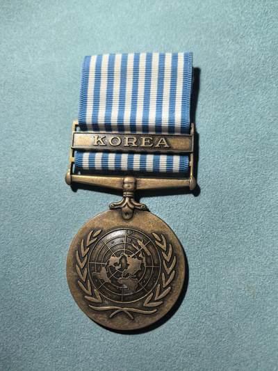 盛世勋华——号角文化勋章邮票专场拍卖第289期 - 联合国朝鲜战争奖章 英语版