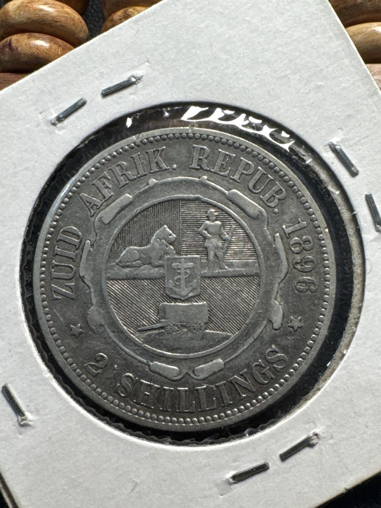 ❤️【币观天下】❤️ 第332期钱币拍卖- 2025.11.28周五晚上6点半场-长期征集拍品 德兰士瓦1896年2先令银币