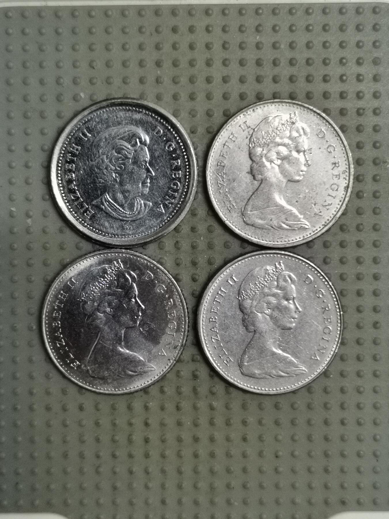 2025年第124场各国散币拍卖（总第124场） 加拿大10分4枚