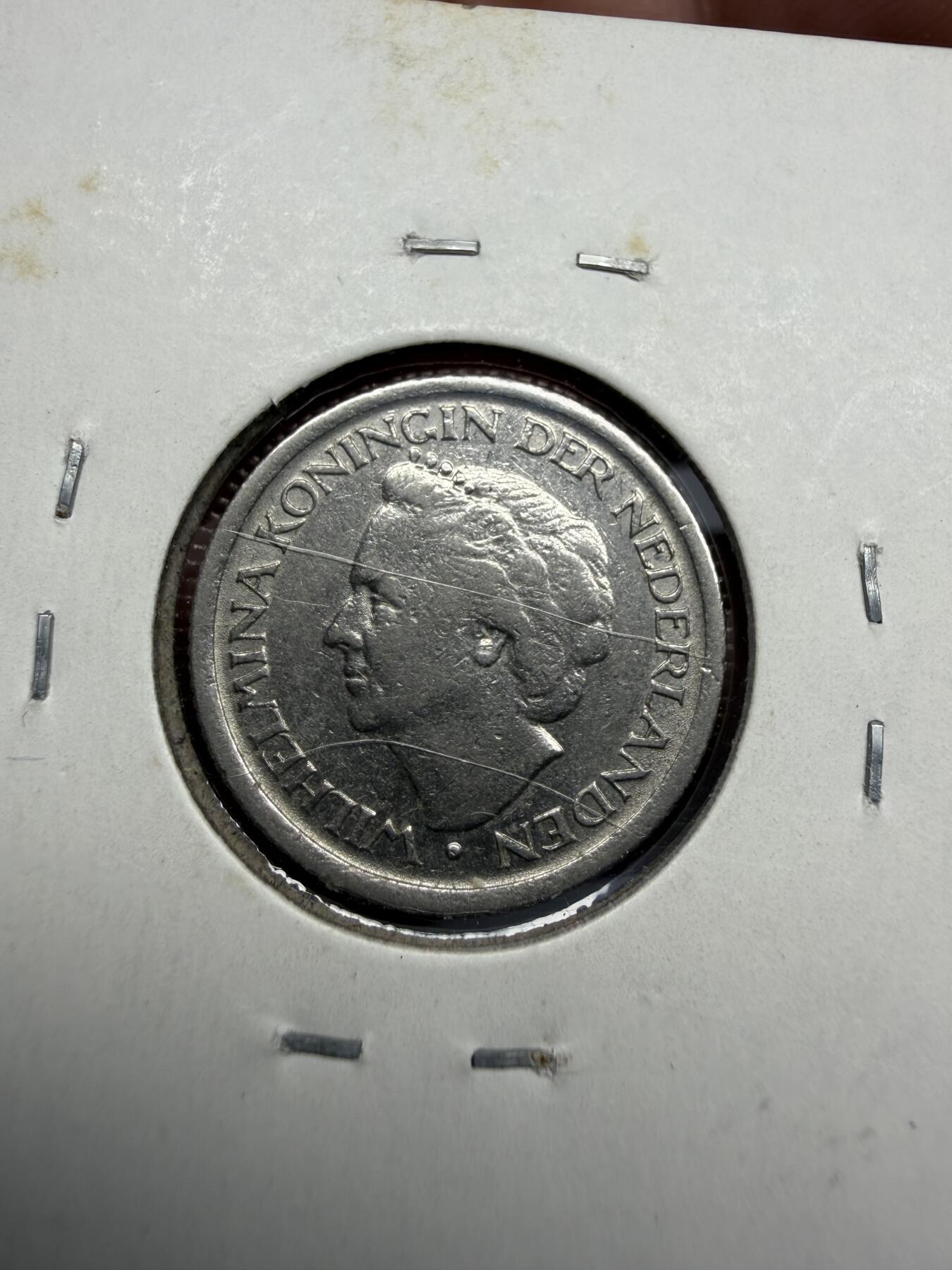 2025年集古藏今外币拍卖第十期-第9场—（总第289拍），可以寄存60天，满160元包邮。 1948年荷兰25分