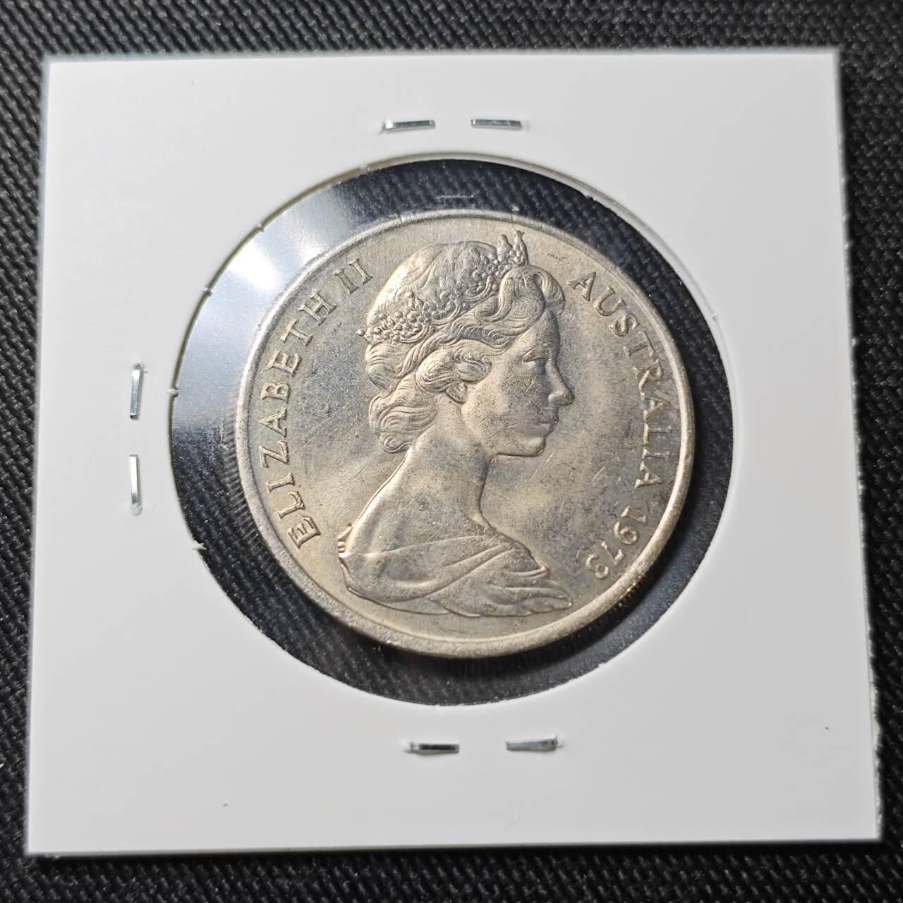 KK钱币收藏小铺 （套币 好品/批量散币 银币）专场  2月预留时间 周末发货  1973澳大利亚20分 好品