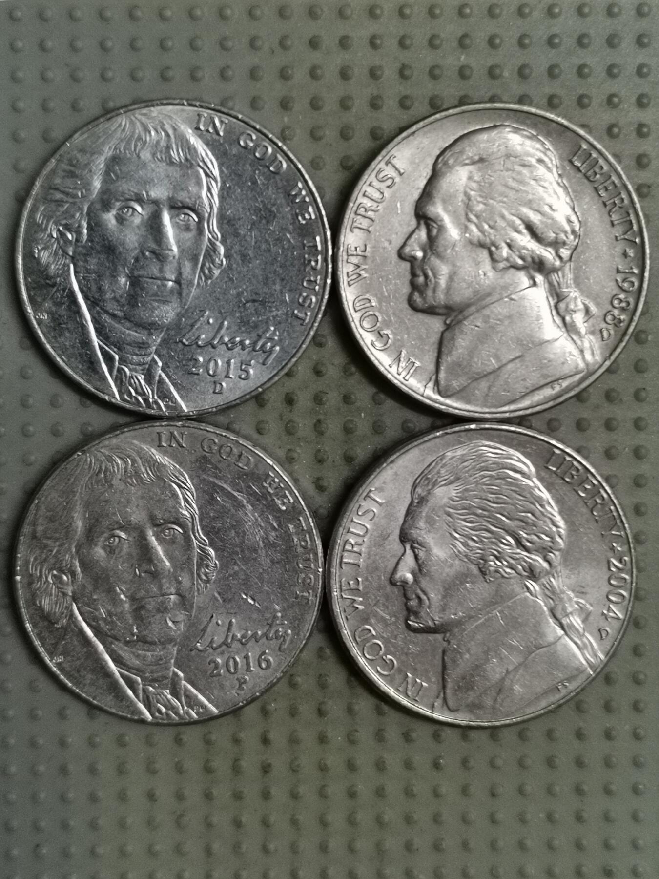 2025年第124场各国散币拍卖（总第124场） 美国5分4枚