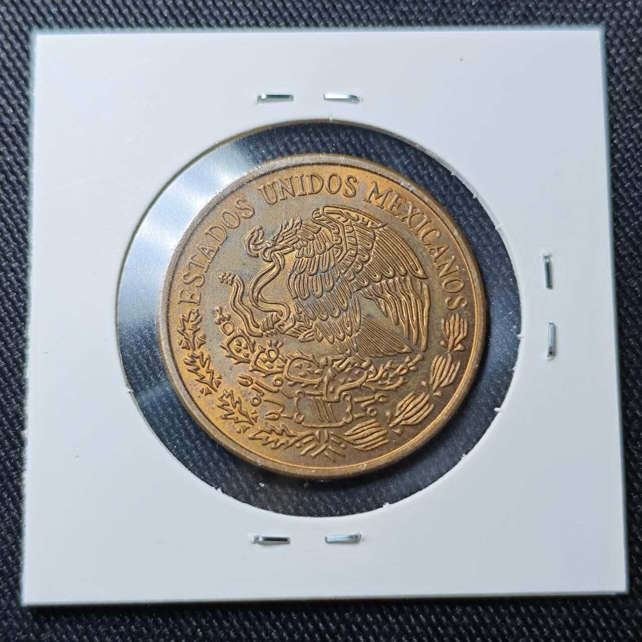 KK钱币收藏小铺 （套币 好品/批量散币 银币）专场  2月预留时间 周末发货  1974墨西哥20分铜币 好品