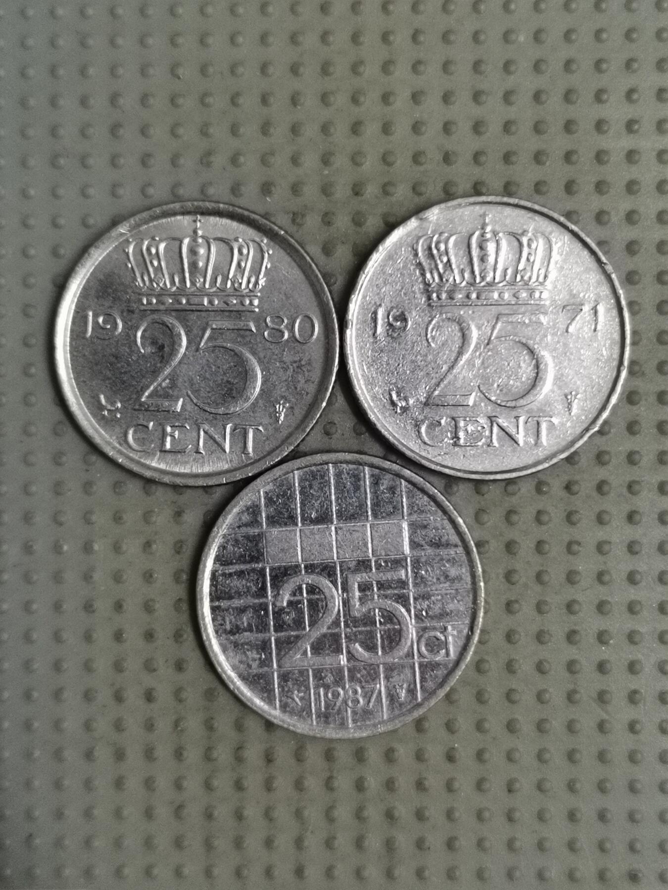 2025年第123场各国散币拍卖（总第123场） 荷兰25分3枚