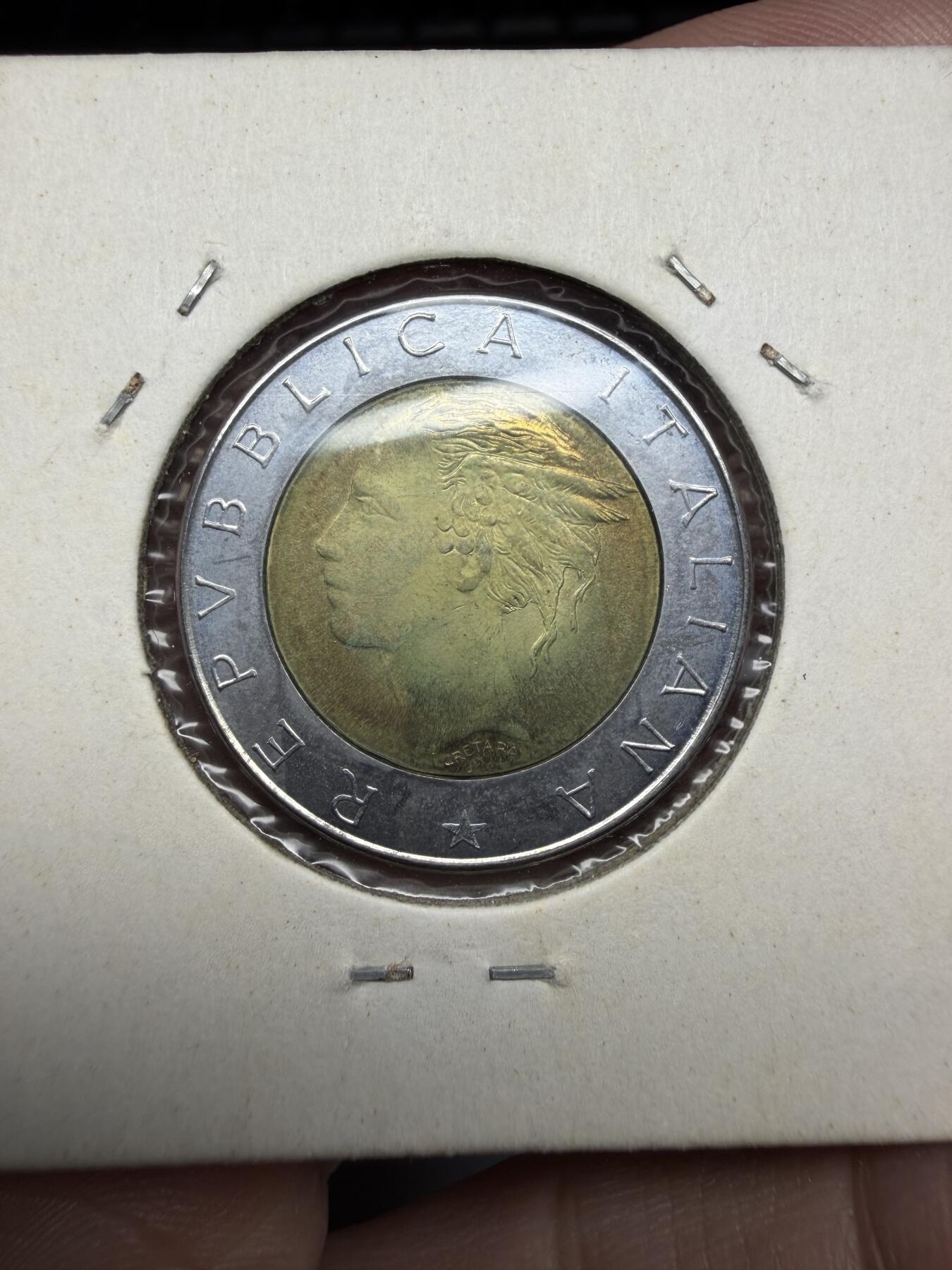 2025年集古藏今外币拍卖第十期-第9场—（总第289拍），可以寄存60天，满160元包邮。 1983年意大利500里拉