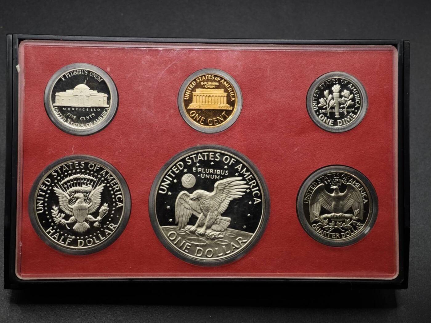 【淘币小摊】实时拍第八百零八拍   银币套币场   满百包邮可预留二周 每周一统一发货   美国1978年精制套币