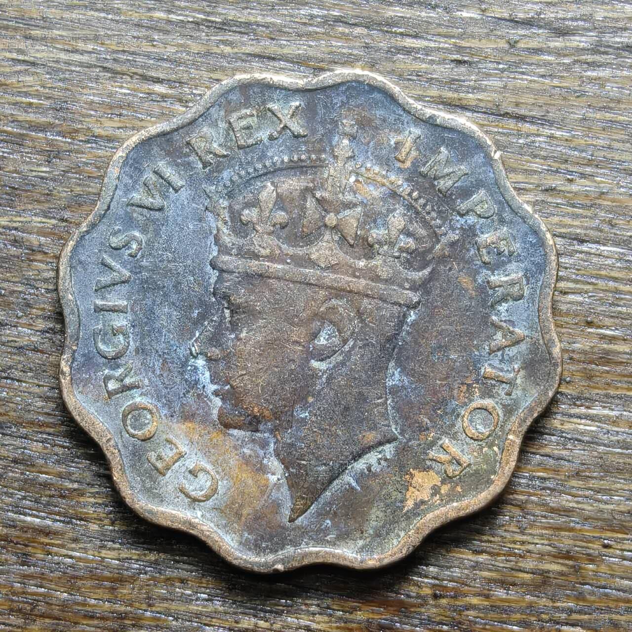 【铜匠收藏】★第132场★散币场，无佣金，30包邮。不满30元，支付5元运费。《接受代拍 代送NGC评级》 塞浦路斯 1944年 1皮阿斯特 铜镍币