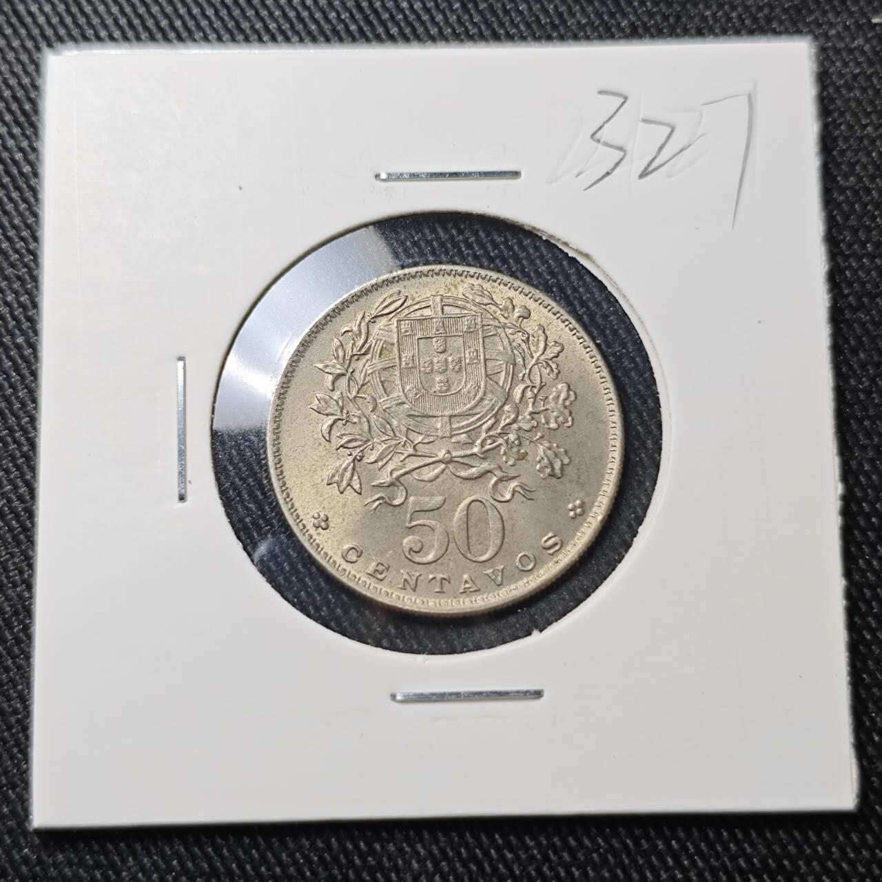 KK钱币收藏小铺 （套币 好品/批量散币 银币）专场  2月预留时间 周末发货  1968葡萄牙50分 好品