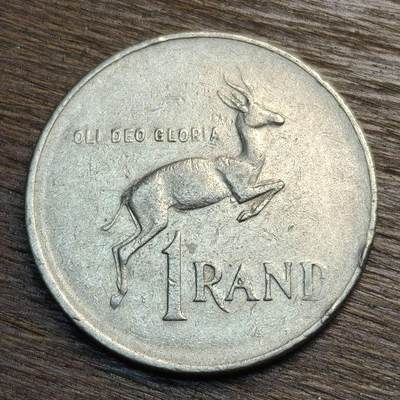 【铜匠收藏】★第133场★散币场，无佣金，30包邮。不满30元，支付5元运费。《接受代拍 代送NGC评级》 - 1977年 南非 1兰特