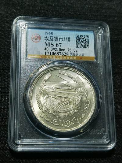 天下钱庄专场欢迎参拍 - 埃及1磅银币