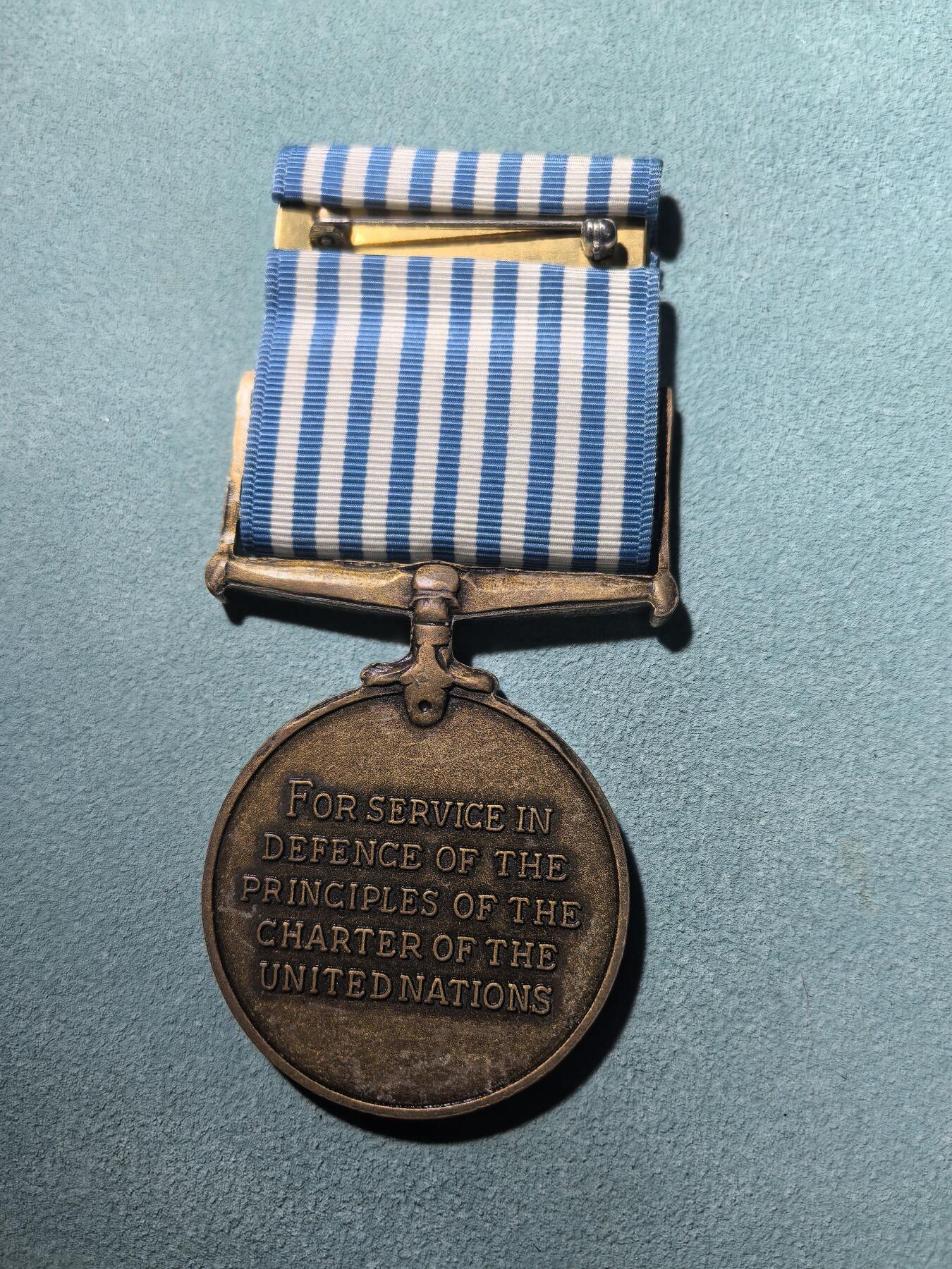 盛世勋华——号角文化勋章邮票专场拍卖第289期 联合国朝鲜战争奖章 英语版