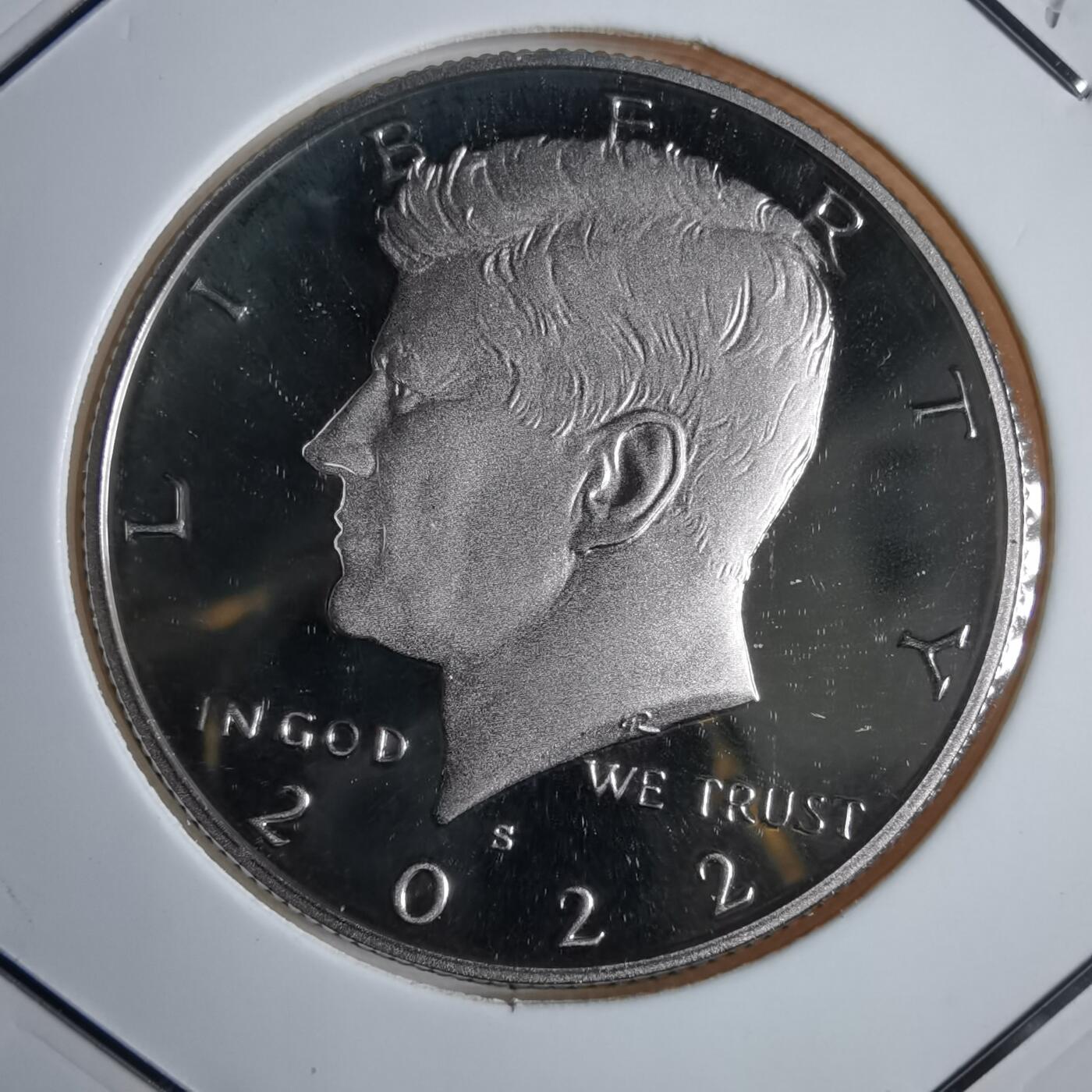 沼泽如烟--第913场 美国2022年半美元精制币