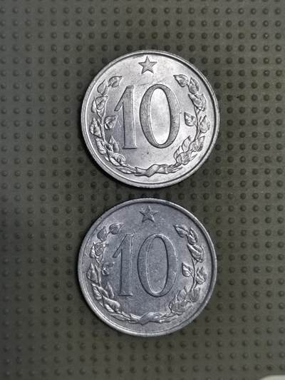 2025年第123场各国散币拍卖（总第123场） - 捷克斯洛伐克1969年10赫勒2枚