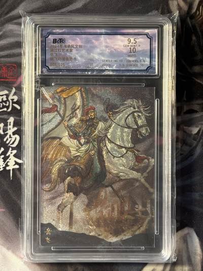 NO.16 好又多金牌大场，双11狂欢继续！每周一站式配齐，方便凑单！（周6晚8点截拍，卖家送拍0抽成！） - 【8/25编亲签】苍海承风 福袋满江红艺术家签名评级卡 鼎飞动漫亲签 岳飞 粗闪 卡9.5签名10