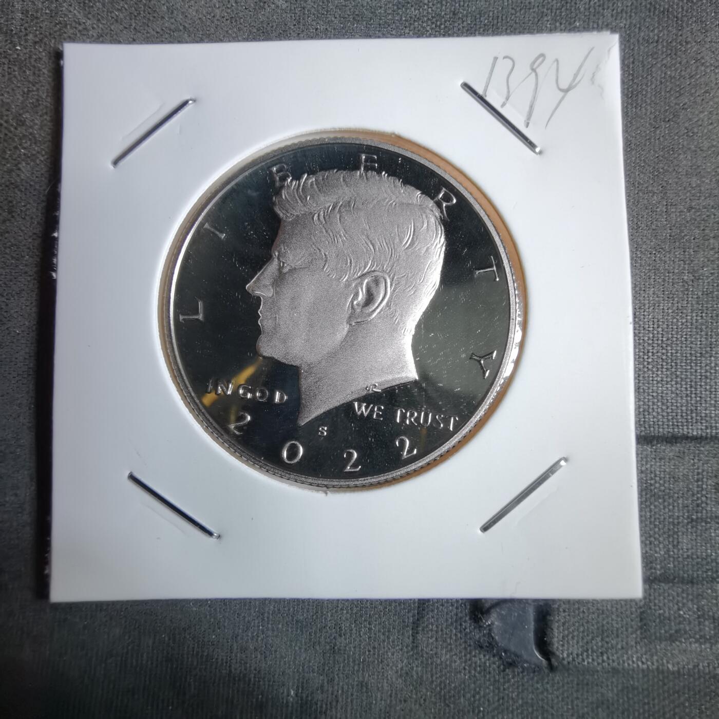 沼泽如烟--第913场 美国2022年半美元精制币