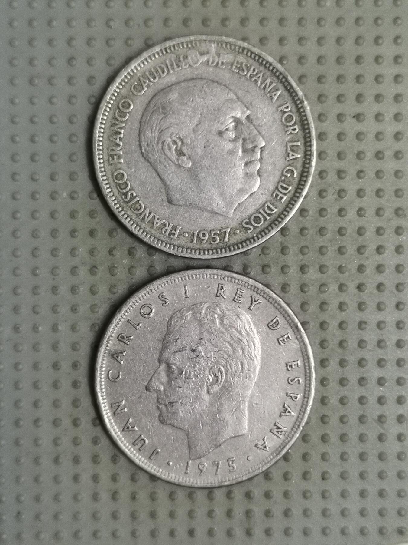 2025年第123场各国散币拍卖（总第123场） 西班牙5比塞塔2枚