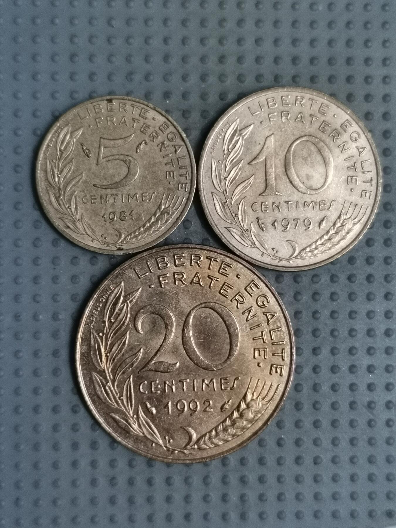 2025年第123场各国散币拍卖（总第123场） 法国生丁3枚