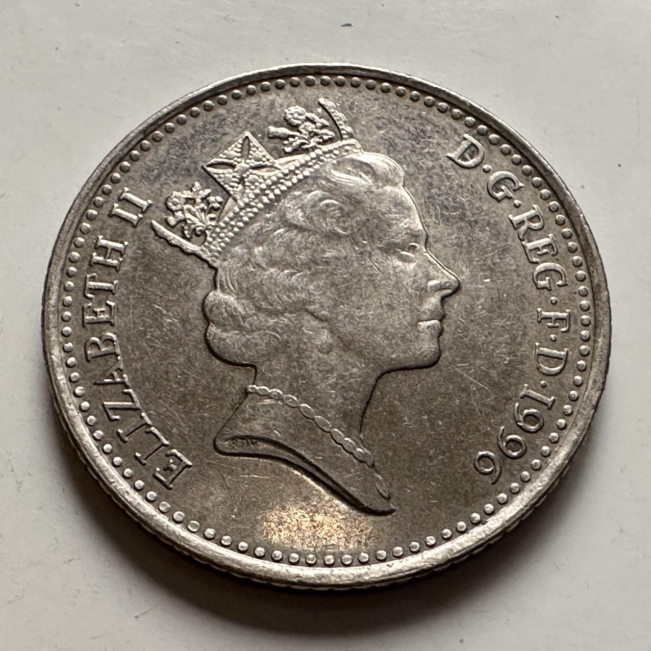 🌹外币初藏🌹🐯2025年第132场  每周二四六晚8️⃣点 接代拍 英国1996年10便士