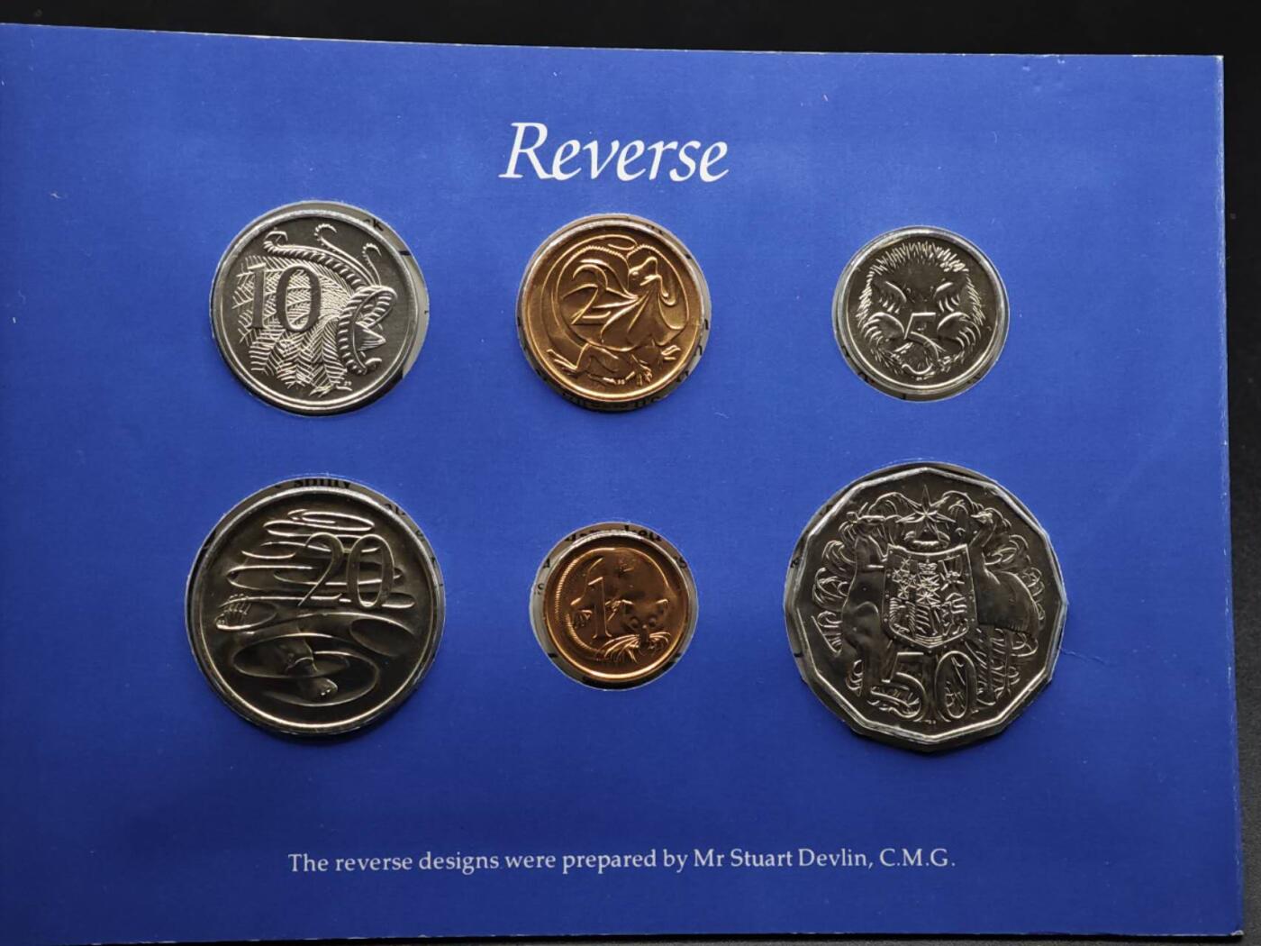 【淘币小摊】实时拍第八百零八拍   银币套币场   满百包邮可预留二周 每周一统一发货   澳大利亚1984年套币