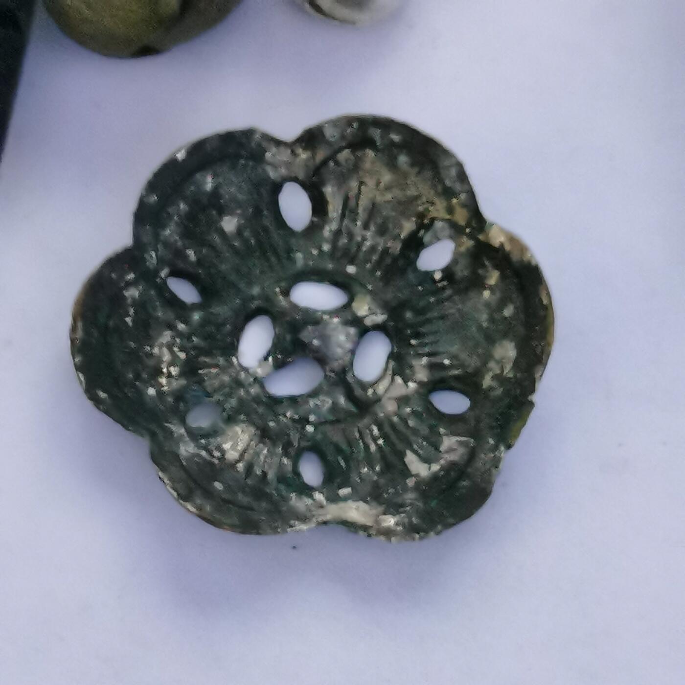 藏珍品阁杂件专场82期 老银配花，铃铛