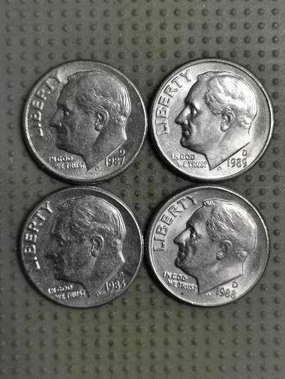 2025年第124场各国散币拍卖（总第124场） - 美国10分4枚