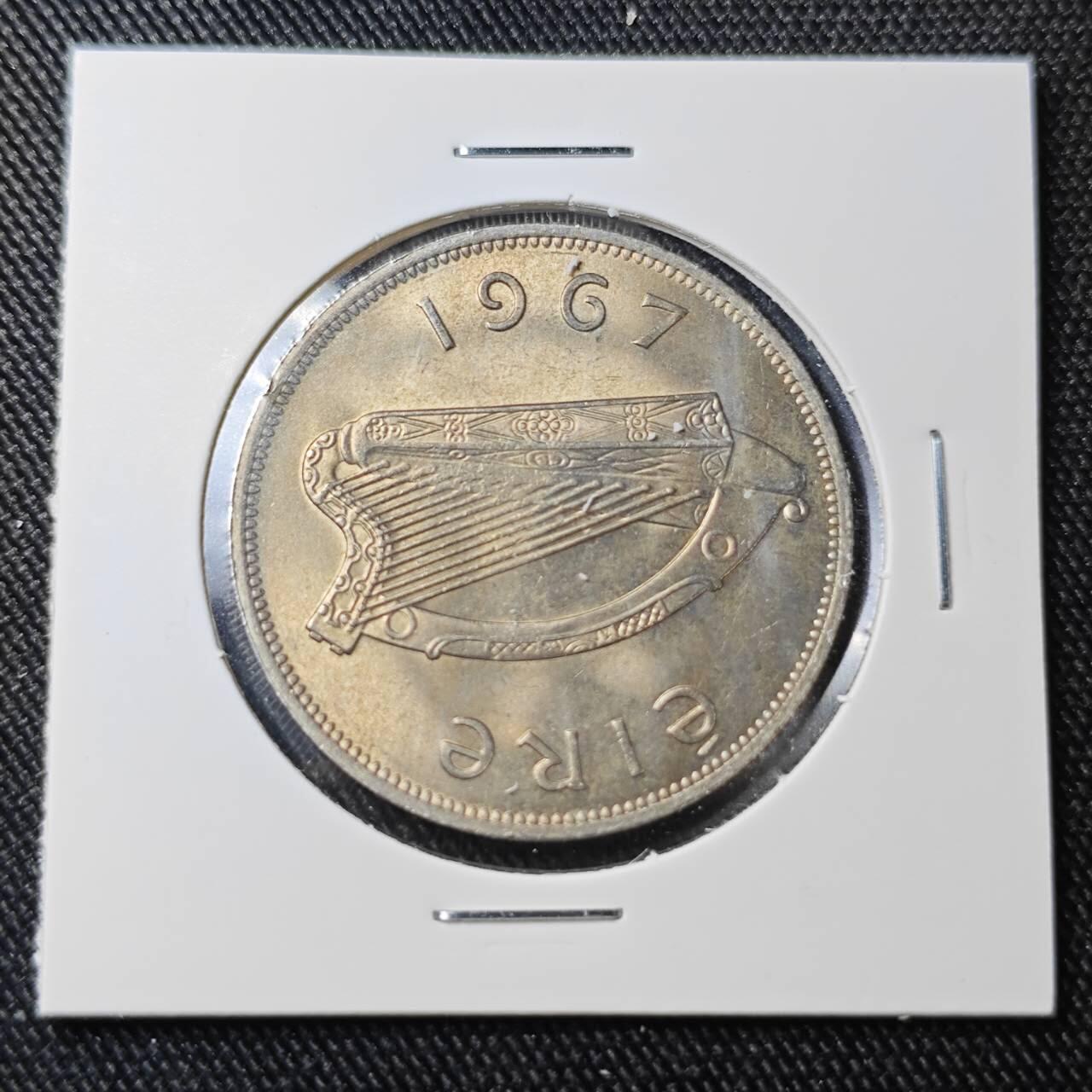 KK钱币收藏小铺 （套币 好品/批量散币 银币）专场  2月预留时间 周末发货  1967爱尔兰2.5先令 好品