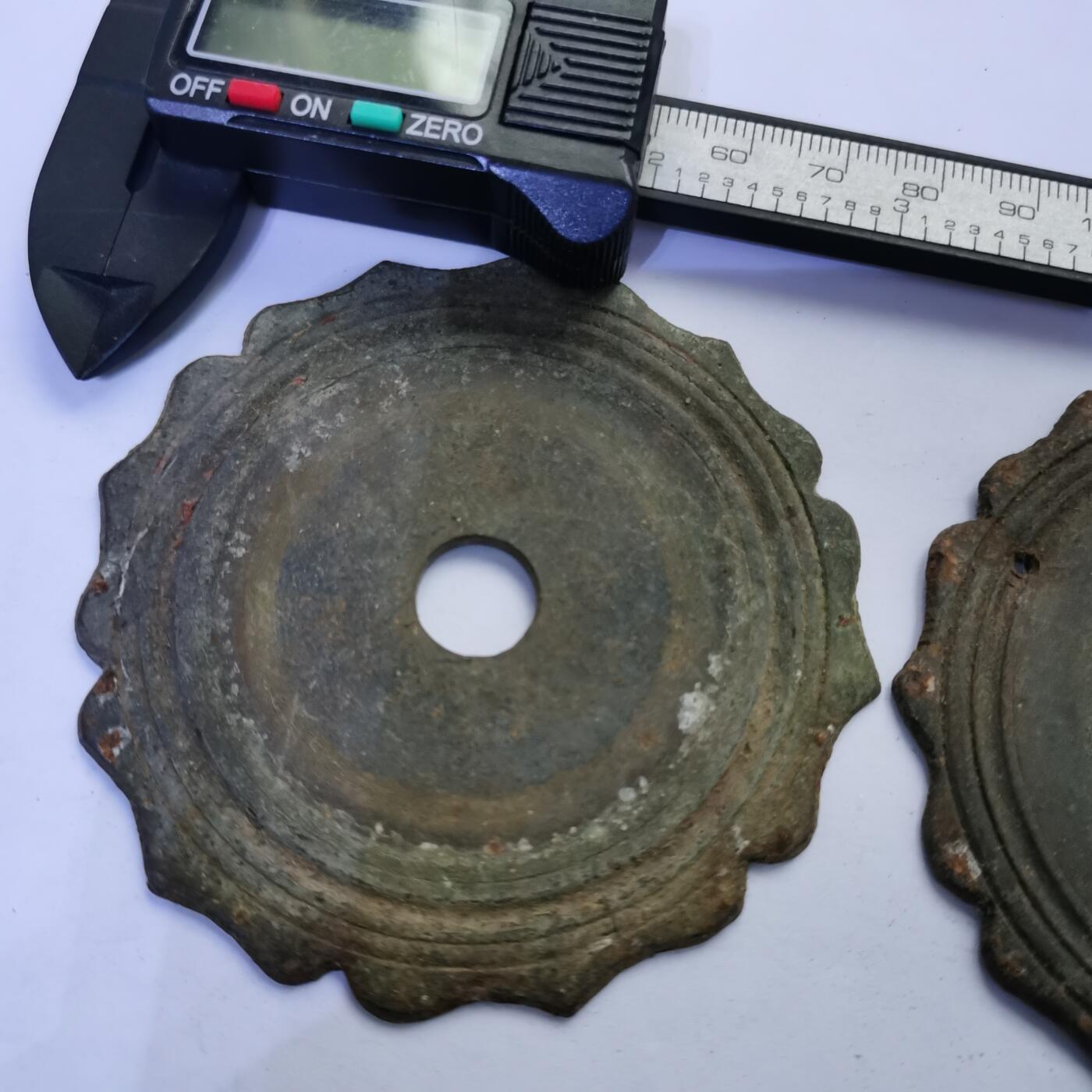 藏珍品阁杂件专场82期 刻花铜配件