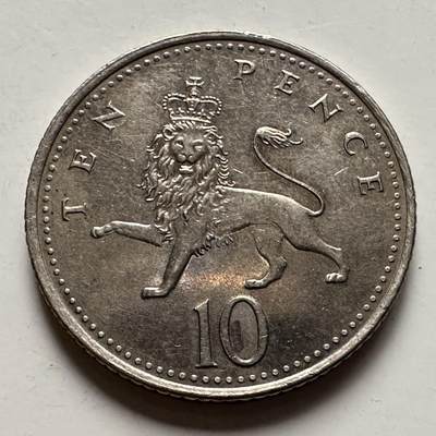 🌹外币初藏🌹🐯2025年第132场  每周二四六晚8️⃣点 接代拍 - 英国1996年10便士