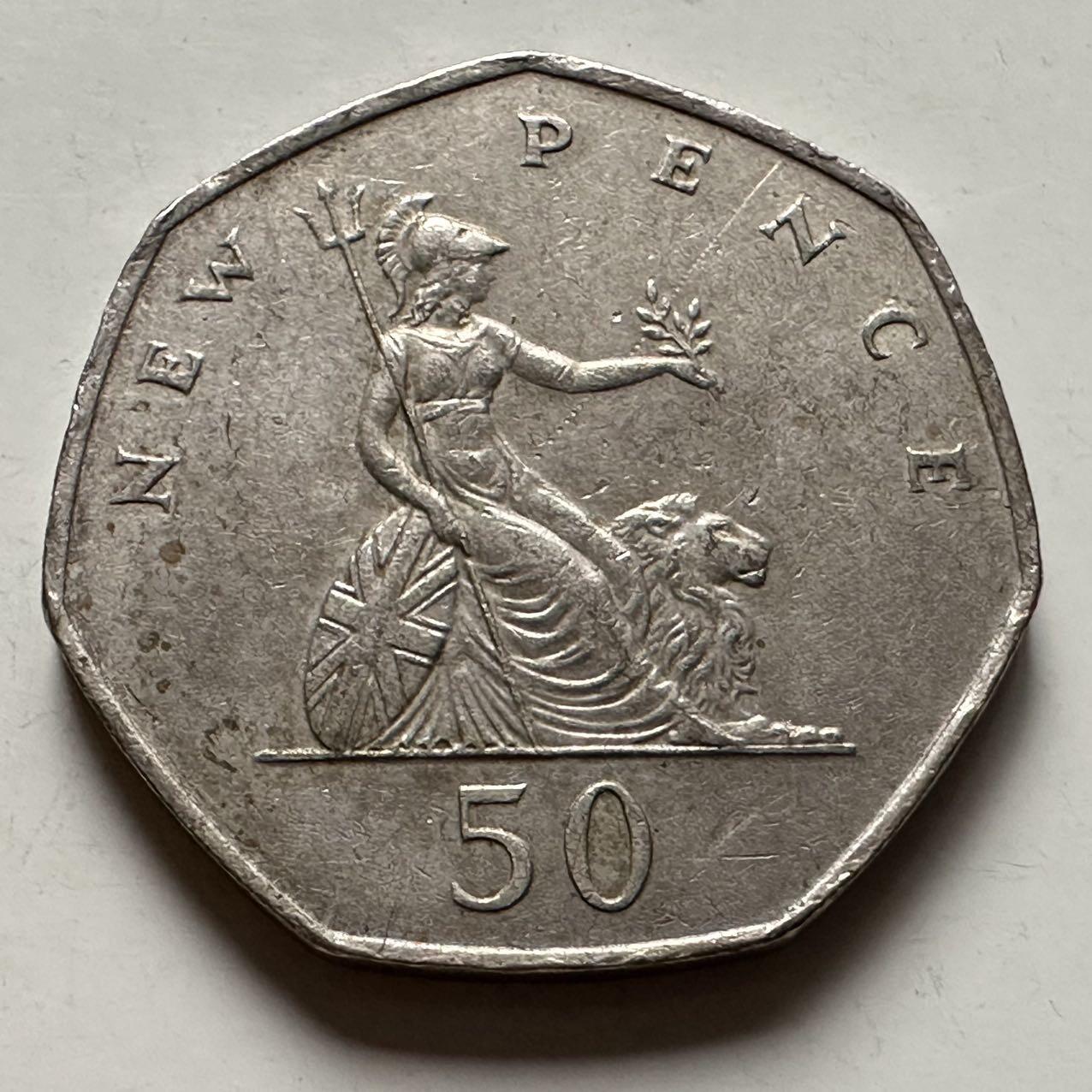 🌹外币初藏🌹🐯2025年第132场  每周二四六晚8️⃣点 接代拍 英国1969年50便士