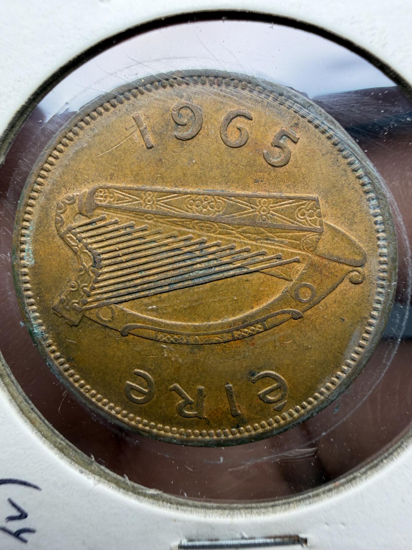 2025年集古藏今外币拍卖第十期-第9场—（总第289拍），可以寄存60天，满160元包邮。 1965年爱尔兰1/2便士