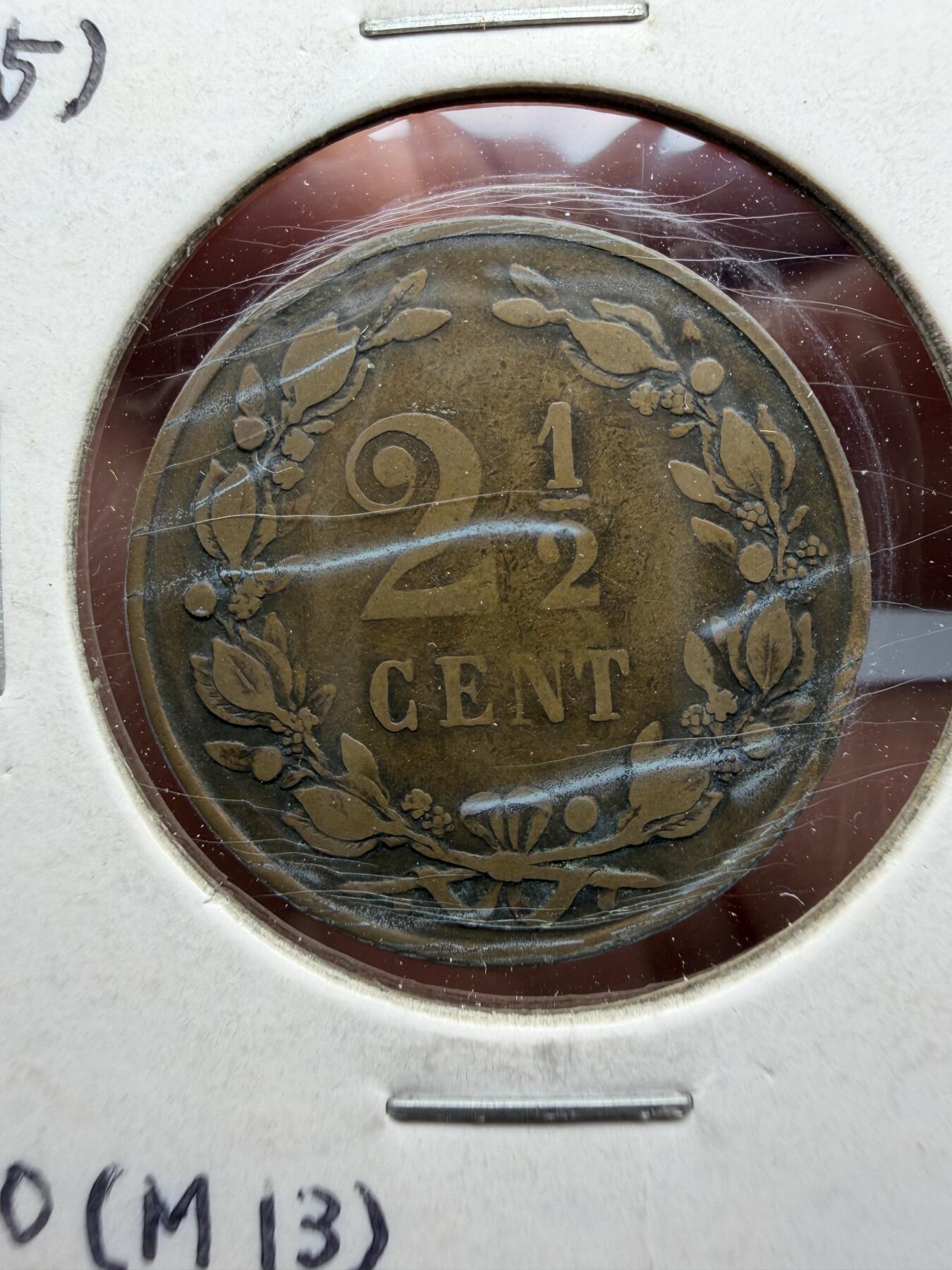 2025年集古藏今外币拍卖第十期-第9场—（总第289拍），可以寄存60天，满160元包邮。 1880年荷兰2.5分