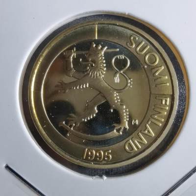 沼泽如烟--第913场 - 芬兰1995年1马克精制币