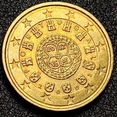 泉币菌-第138场-精品福利场（之前场次29日、30日发货，敬请谅解） - 王国印章 葡萄牙10欧分黄铜硬币 直径:19.75mm 厚度:1.93 重4.10g