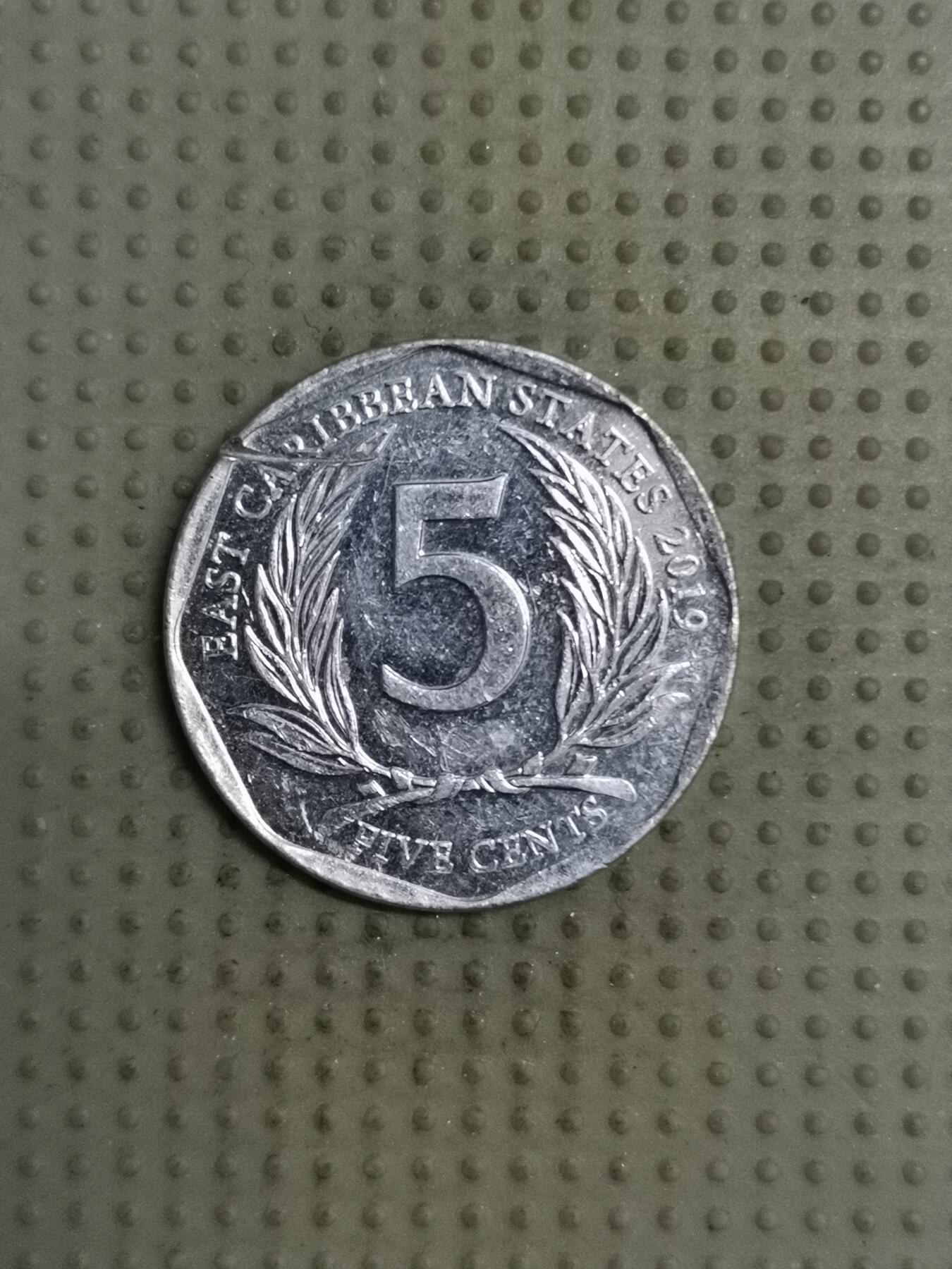 2025年第124场各国散币拍卖（总第124场） 东加勒比2019年5分