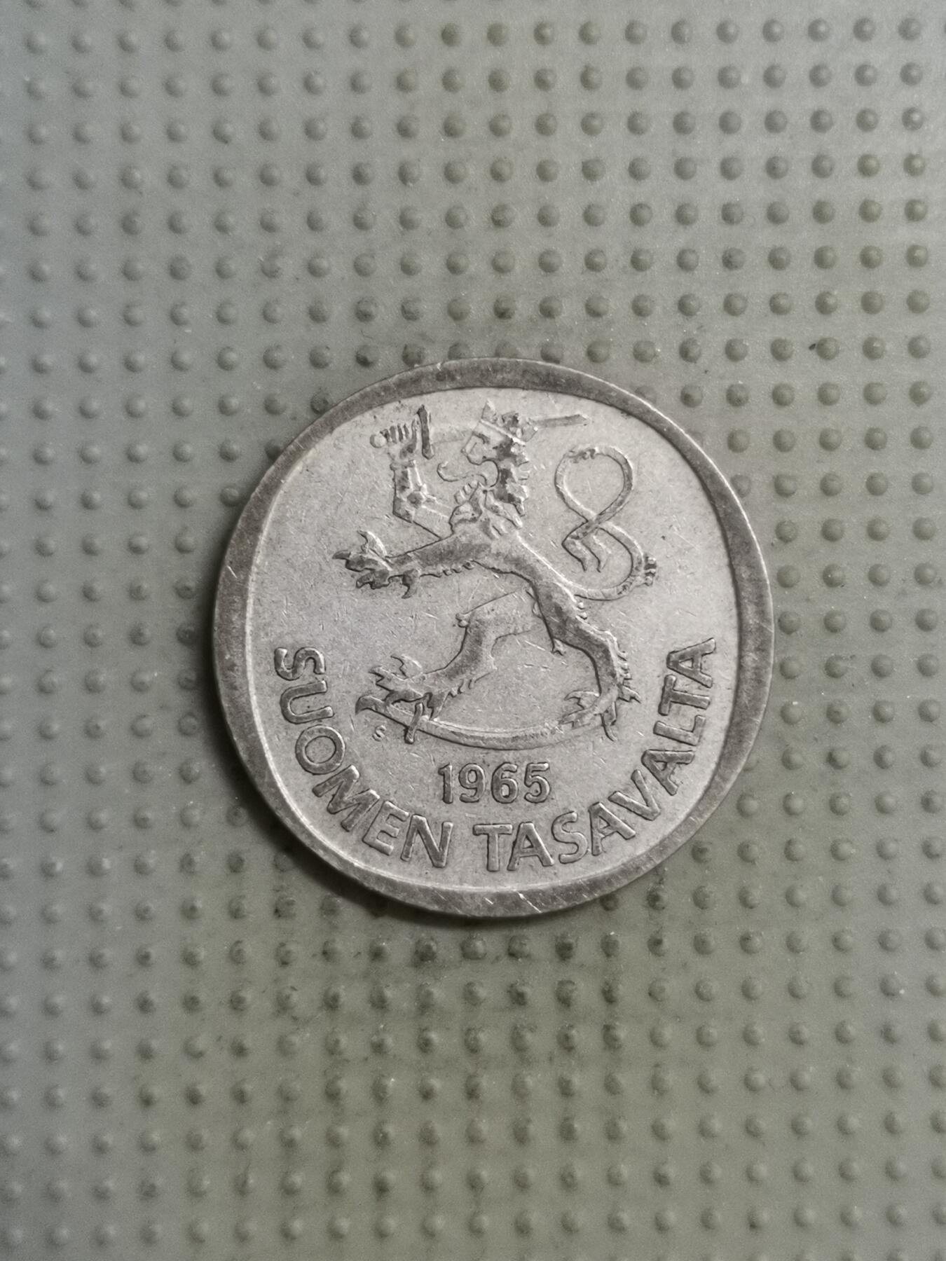 2025年第123场各国散币拍卖（总第123场） 芬兰1965年1马克银币6.4g350银