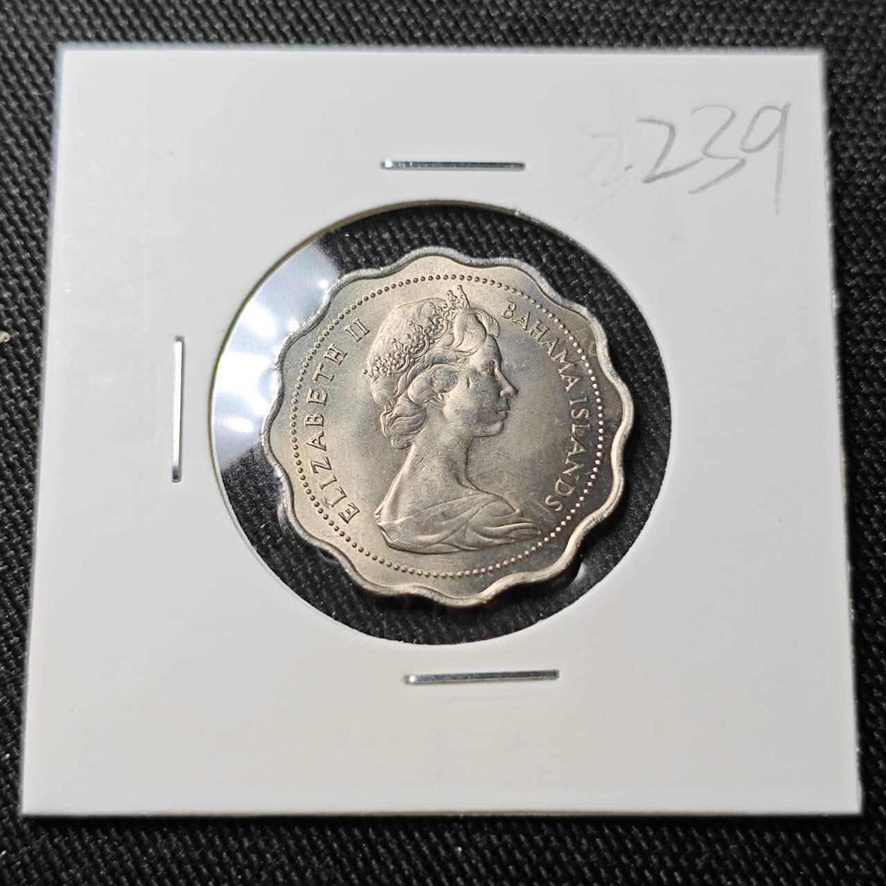 KK钱币收藏小铺 （套币 好品/批量散币 银币）专场  2月预留时间 周末发货  1966巴哈马10分 好品