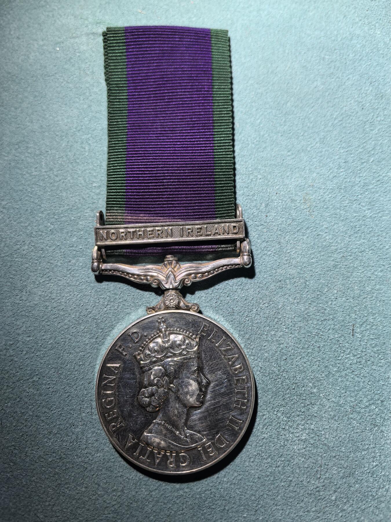 盛世勋华——号角文化勋章邮票专场拍卖第289期 英国常规服役奖章 伊丽莎白二世版 带北爱尔兰条 银制带刻名 